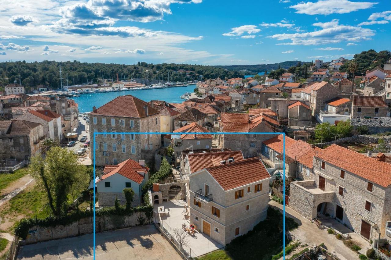 Luxury Stone Villa Nevija 2022 Private Villa Milna  Luaran gambar