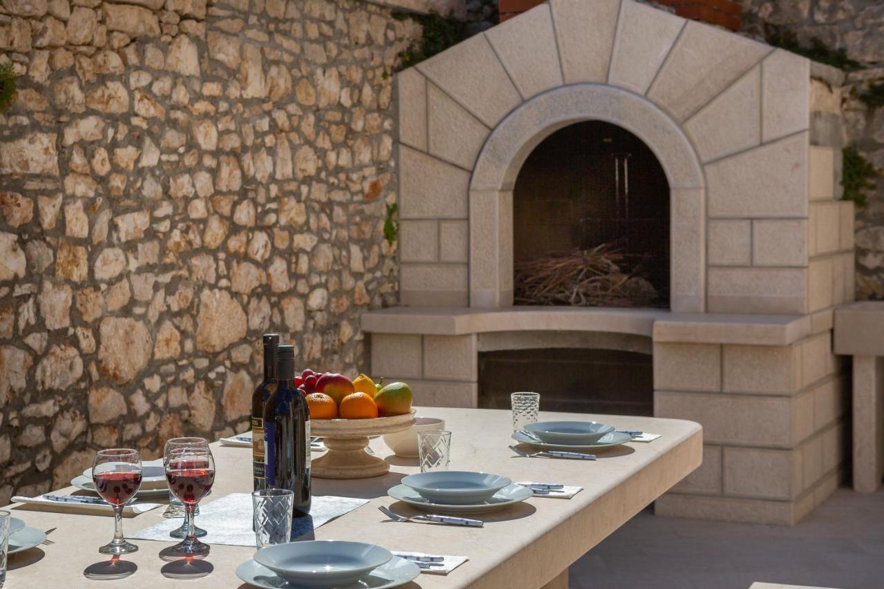 Luxury Stone Villa Nevija 2022 Private Villa Milna  Luaran gambar