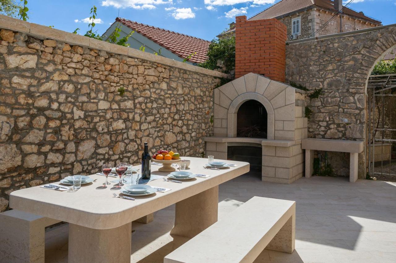 Luxury Stone Villa Nevija 2022 Private Villa Milna  Luaran gambar