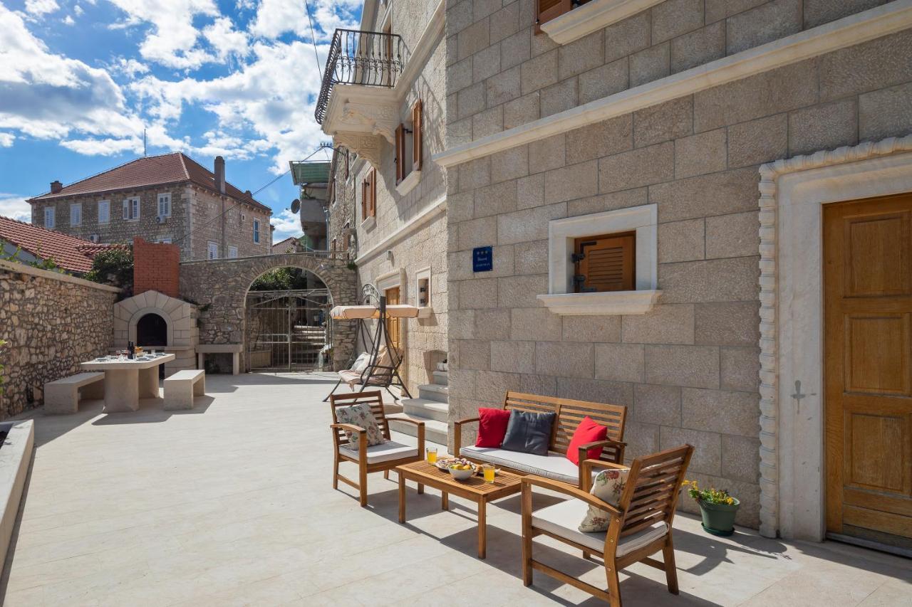 Luxury Stone Villa Nevija 2022 Private Villa Milna  Luaran gambar