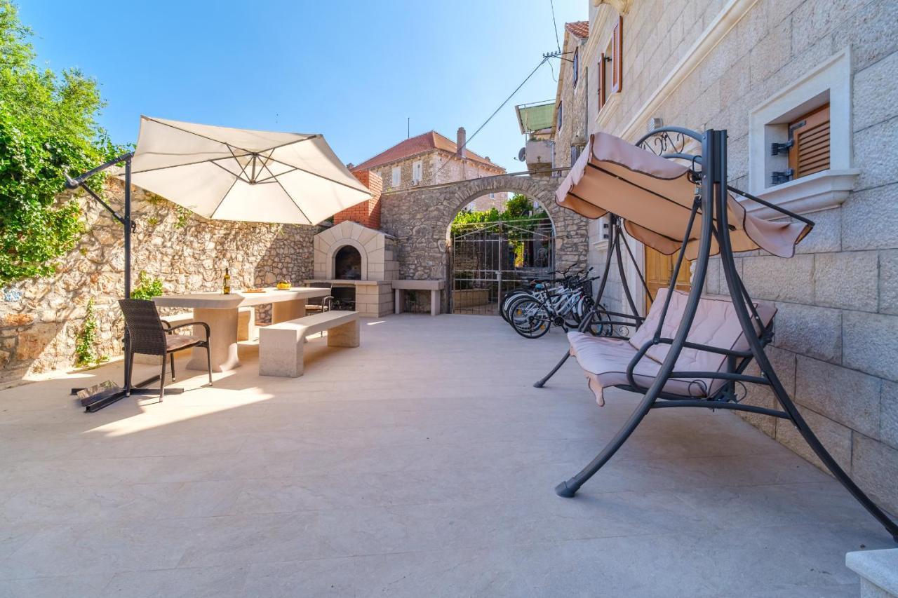Luxury Stone Villa Nevija 2022 Private Villa Milna  Luaran gambar