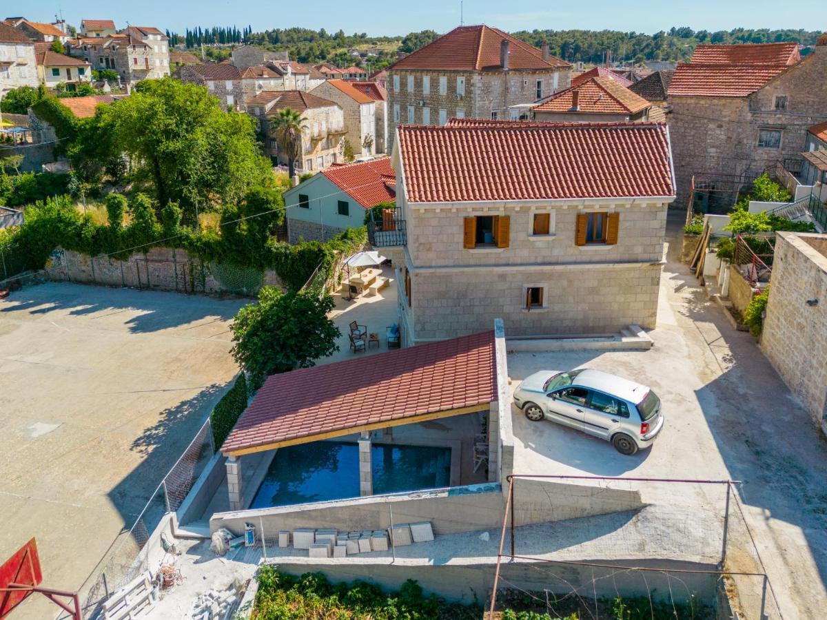 Luxury Stone Villa Nevija 2022 Private Villa Milna  Luaran gambar